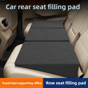 LGJGHJG 2Pcs แบบมุม เบาะรองปรับระดับในรถยนต์ ระบายอากาศได้ระบายอากาศ ป้องกันการลื่น แผ่นรองปรับระดับเบาะหลัง ง่ายต่อการทำความสะอาด แบบพกพาได้ เบาะรองนั่งปรับความสูงได้ สำหรับการเดินทางกลางแจ้งอัตโนมัติ
