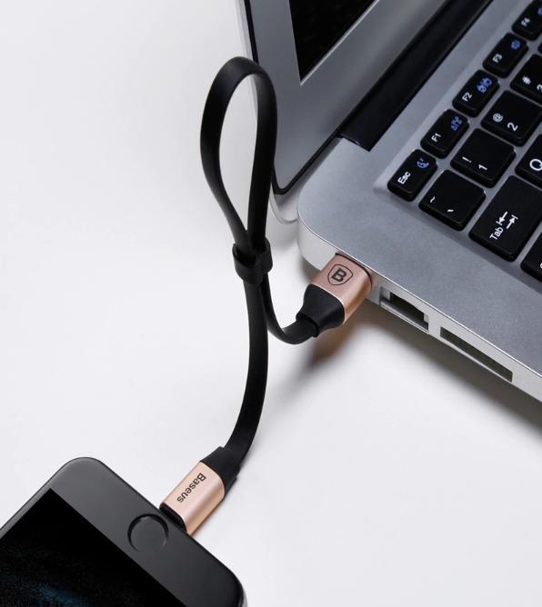 Cáp sạc nhanh đa năng Lightning và Micro USB  2.0A Max cho iPhone iPad  Samsung Huawei Xiaomi dài 23cm