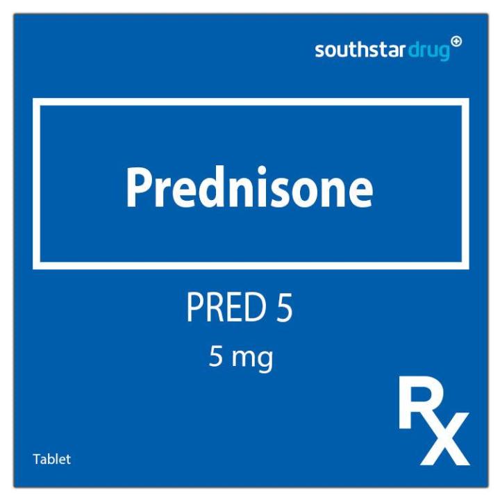 Rx: Pred 5mg Tablet | Lazada PH
