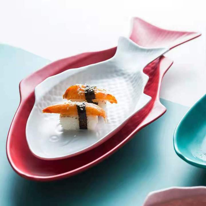 Nordic Home Food Plate New Design Plate Creative Fish Shape Plate