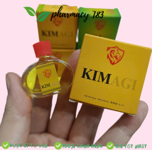 Dầu gió Kim Agi Hương thơm dịu nhẹ thư giãn - Chai 6ml.