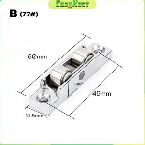 C.N. Slot/Flat Wheel 88/77 Style Sliding Door Casement Pulley Window Pulley Roller Wheel
