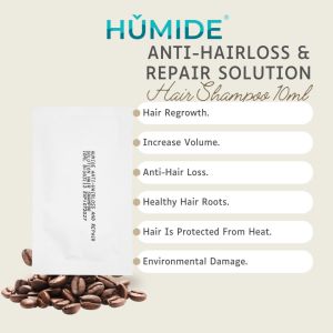 HUMIDE Trial Pack 4 in 1 Multi-Functional Hair Conditioner | Anti-HairLoss Hair Shampoo | Anti-Dandruff Hair Shampoo | Softening & Volumizing Hair Shampoo | All in One Keratin Hair Booster Spray 10ml
