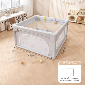 คอกกั้นเด็ก คอกเด็ก มีประตู คอกผ้าตาข่าย ป้องกันการชนกัน คอกเด็กคอกกั้นเด็ก เหมาะสำหรับเด็กเล็ก 3 เดือนขึ้นไป