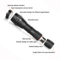 HaixnFire G700 LED Zoom UV Light Flashlight 395nm torch UV adhesive curing Travel safety Ore id detection lamp AAA 18650. 