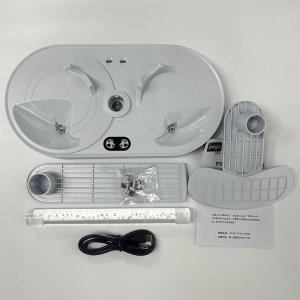 Narsta For PS VR2 Magnetic Absorption Rainbow Charging Stand for PSVR2 Handle Seat with Colorful RGB Light Can Store Glasses Headset