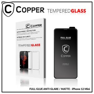 iPhone 12 Mini - COPPER Tempered Glass Full Glue ANTI GLARE - MATTE