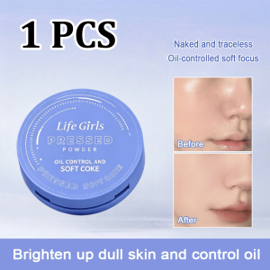 【BUY 1 TAKE 1】Oil-controlling Matte Setting Powder: Waterproof oil-controlling matte long-lasting flawless setting with mirror.