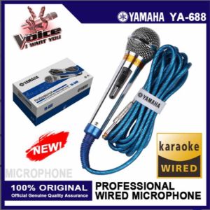 YAMAHA Hi-sensitivity YA-688 Professional Legendary Vocal Dynamic Microphone Free Microphone Foam And Microphone slip ring