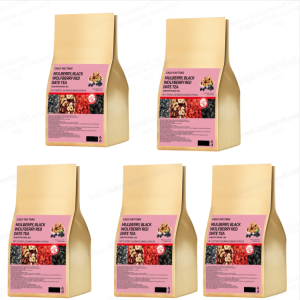 Black wolfberry mulberry red date tea Antioxidant scented tea Nourish and nourish tea Improve sleep Immunity-boosting tea Liver-protecting and eye-improving tea Qi-replenishing and blood-beautifying tea