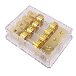 Car audio multi-way fuse holder fuse tube fuse holder