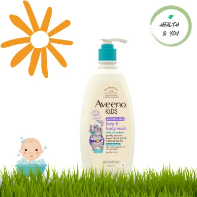 Aveeno Kids Face & Body Wash 532ml