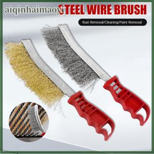 aiqinhaimaoyi Đa Chức Năng Bàn Chải Dây Đồng Mạ Thép Không Gỉ Bàn Chải Làm Sạch Bàn Chải Kim Loại Gỉ Loại Bỏ Bàn Chải Để Làm Sạch BBQ Nướng