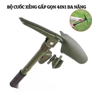 Bô xẻng cào 4in1 gấp gọn đa chức năng-Kèm bao đựng tiện lợi