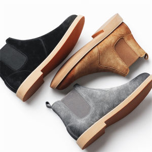 Maden รองเท้าบีเทิลส์มาร์ตินรองเท้าบูตมาร์ตินคุณภาพสูงใหม่2023รองเท้าบู๊ตผู้หญิงหนังคาวบอยสีน้ำตาลเหลืองรองเท้าลำลองขี่แบบคาวบอยอังกฤษ