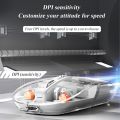 BOMIDI GM1 Wireless Mini Lightweight Mouse Transparent Clear Rechargeable Silent Computer. 
