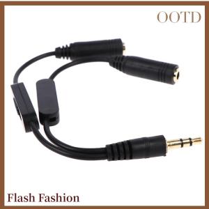 [Falsh F] Cáp chia tai nghe chữ Y 3.5mm đực thành đôi Mono 1 trong 2 ra 3.5mm