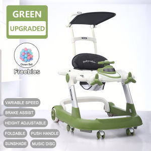 Baby walker multifunctional adjustable folding with music and lighting High-quality baby walker