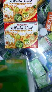 Bột nước mát Herba Cool hộp 10 gói giúp thanh nhiệt. giải.độc cho cơ thề
