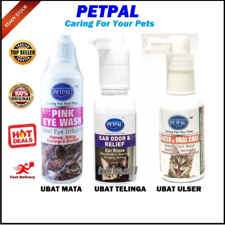 Ready Stock Petpal Health Care For Cat (Pink Eye/Ear Odor Relief/ Ulcer