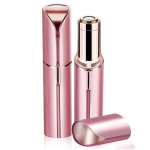 Professional USB Rechargeable Lipstick Electric Shaver Face Armpit Hair Remover Private Part Hair Removal machine Womens Lip Hair Leg Hair Device Eyebrow trimmer Ladies Razor Mini facial Portable Light Lady Epilator