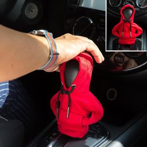 ZEEMIN New Gear Shift Hoodie Cover Shift Cover Gear Collars Handle Decoration Manual Automatic Universal Car Shift Lever Interior Decor