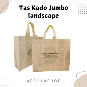 Tas Kado Landscape Laminasi Jumbo / Tas Kado Jumbo Lebar Samping 40x35x12
