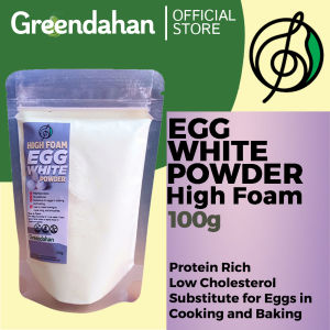 Greendahan Egg White Powder 100g - HIGH FOAM Protein Rich Low Cholesterol
