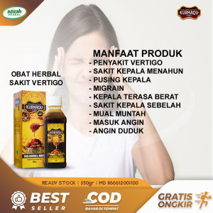 Obat Sakit Kepala Vertigo Pusing Kepala Kliyengan Migrain Cluster Parkinson Kurmaqu Dan Madu Herbal