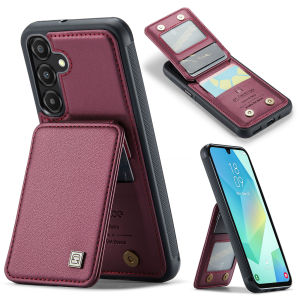 Flip Magnetic Leather Wallet Case For Samsung Galaxy S25 Ultra S24 Plus S23 S22 A56 A36 A26 A16 A55 A35 A15 Cards Holder Cover