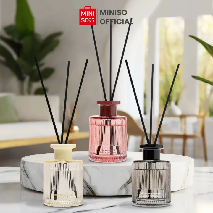 Miniso Reed Diffuser Aromatherapy Penyebar Buluh Wangi Segar dan