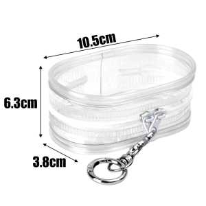 Masterbag - Dompet Mini Penyimpanan Kabel Charger Headset Pouch Travel Transparan Portable Mini Bag