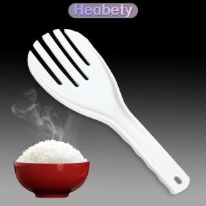 Heabety Lớn gạo muỗng nhựa bữa ăn muỗng không dính nhà bếp tiện ích tay cuộn thìa gạo xẻng nhà bếp cung cấp dày gạo ngã ba