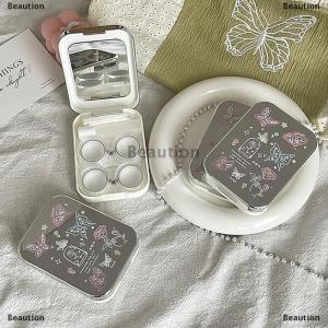 [COD] Beaution Two Pack Contact Lens Case For Girls Portable Mini Contact Lens Box Contact Lens Container Soak Storage Kit