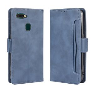 For OPPO A12 A12S A5S A7 AX7 AX5S A52 A92 Phone Case Magnetic Leather Wallet Soft TPU Card Slot Flip Cover Casing