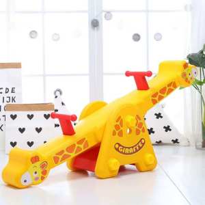 Childrens Double Seesaw Indoor Kindergarten Plastic Giraffe Elephant  Seesaw Outdoor Rocker Amuseme