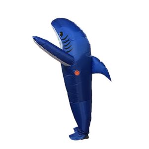 Ocean cosplay Dolphin Cartoon Mascot Shark Inflatable Costume Festival Stage Walking Performance Prop