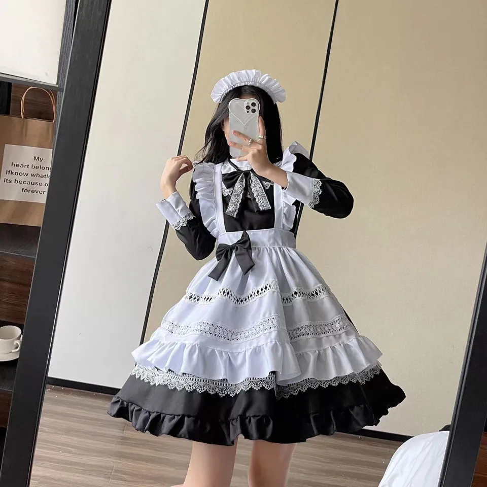 Order] SẴN 3 váy- Váy trắng phong cách lolita xinh xinh | Shopee Việt Nam