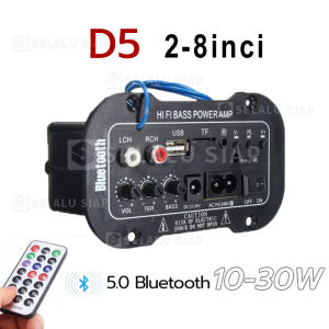 4-12 Inci 50W Amplifier Audio Board Rumah Mobil HiFi Stereo Super Bass Multi-Fungsional Bluetooth 2.1 Remote Control TF USB Radio MP3 DC AC Power Amplifier Subwoofer Bass Mobil Amplifier Mobil Super Bass Bluetooth