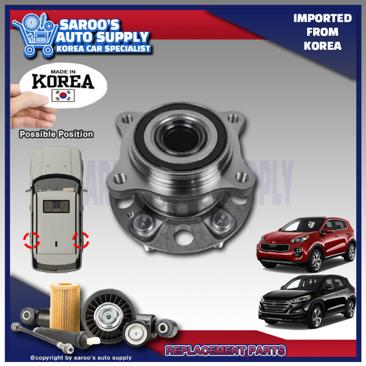 Front Wheel Hub Bearing For Kia Sedona 2015 2016 2017 2018 2019 3.3L LX Non-ABS - Foto 12