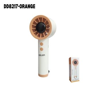 【READY STOCK🛒】Portable Handheld Fan with Digital Display Stepless Speed Control Strong Wind