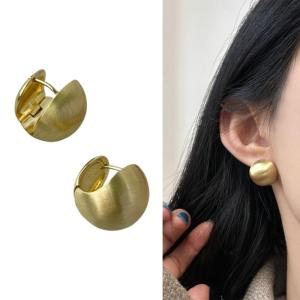 Ball Shape Earrings Elegant Studs Earring Sparkling Ear Studs Copper Texture Ears Suitable for Stylish Outfits
