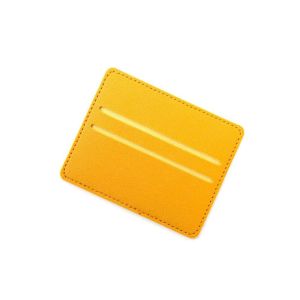 JIYAN2866 PU Leather ID Card Holders Mini Ultra-thin Wallet Case Durable Business Card Wallet Women Men