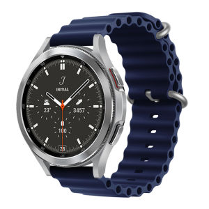 Ocean Silicone Strap For Samsung Galaxy Watch 7/6/5 40mm 44mm Metal Buckle Loop Band Galaxy Watch Ultra 47mm 6 Classic 43mm 47mm Watch 5 Pro 45mm Wrist strap Bracelet Accessories