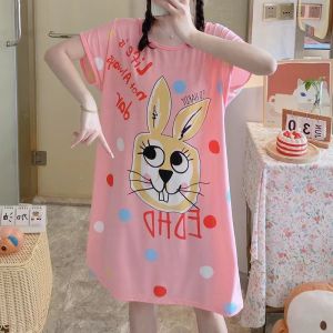 ชุดนอนสตรีทรงโอเวอร์ไซส์เสื้อยืดเดรสใส่นอนใส่สบายชุดชุดนอนสำหรับคุณแม่ตั้งครรภ์ #09