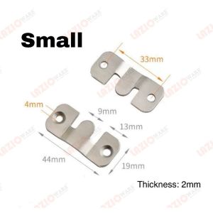 Heavy duty interlock hook clip mount hanging bracket support holder connector screw for photo frame wall