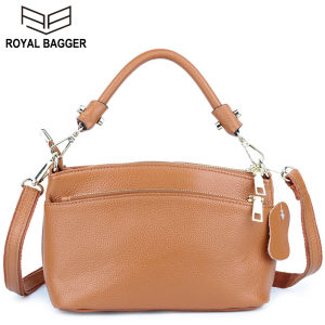 Túi Đeo Vai Kiểu Bagger Hoàng Gia Dành Cho Nữ Bé Gái Túi Xách Nữ Nhỏ Thanh Lịch Mới 2019 Bằng Da Bò Thật Túi Xách Thời Trang