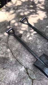 (100%ORIGINAL CAP TIMBUL ) Sekop Pasir Besi Tebal Lancip dan Kotak FULL Besi Sekop Alat Pertukangan