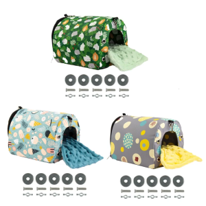 อุปกรณ์กรงนกขนาดเล็กสำหรับบ้านแฮมสเตอร์ติดกรงสำหรับสัตว์เลี้ยงขนาดเล็กกรงรังนกให้ความอบอุ่นสำหรับนกแก้วในฤดูหนาว