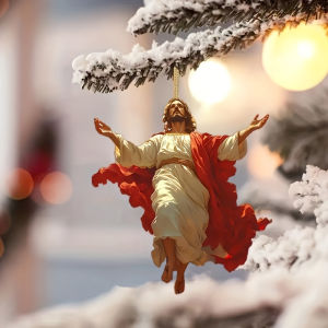 【Peace and Prosperity】Acrylic Flat Angel Car Pendant Home Decoration Car Interior Bag Pendant Small Gift Ornament亚克力平面向汽车挂饰